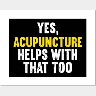 Acupuncture Acupuncturist Posters and Art